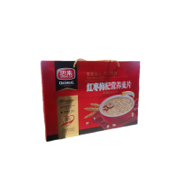 忠来红枣枸杞营养麦片568克*8