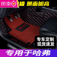 专用 于长城哈弗h1哈佛h2 h4 哈费m6 h6酷派汽车脚垫全包围红蓝标