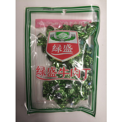 绿盛牛肉丁(鱼柳夹心果味)40g