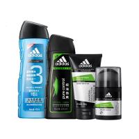 阿迪达斯洗发水露洗头膏香氛沐浴露液乳男士洗面奶面霜套装家庭装