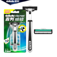 Gillette吉列威锋剃须刀手动含1刀架2刀头刀片手动刮胡刀正品 威锋1刀架12刀头