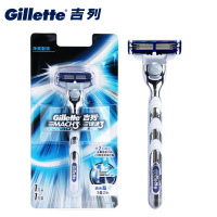 吉列锋速3突破剃须刀吉列手动男士刮胡刀3层刀片1刀架1刀头 锋速3突破1刀架1刀头