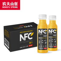 农夫山泉 NFC橙汁300ml*24瓶整箱 鲜果冷压榨果蔬汁饮料纯果汁