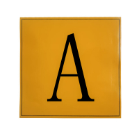 艾达昌 Adc300T 300mm*300mm 标签白色16张/总长1.2m*1.2m/卷(计价单位:卷)黄色