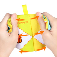 B.Duck小黄鸭宝宝早教成长布书婴幼儿成长认知绘本图画书 儿童故事布书宝宝布书