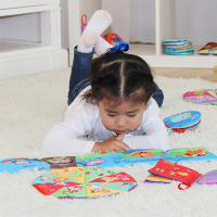 趣味学习布书 儿童早教玩具婴幼儿立体可咬撕不烂可水洗启蒙布书男女孩礼物F0815