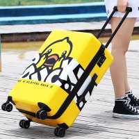 B.Duck小黄鸭旅行箱女男密码拉杆箱万向轮箱男女旅行箱24寸密码箱