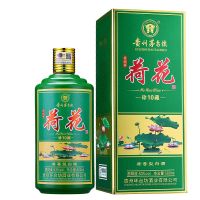 [正品]珍藏荷花酒酱香型粮食酒53度500ml 单瓶 c