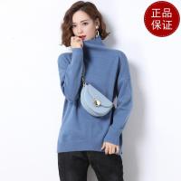 免费试穿 高端山羊绒鄂羊羊专柜正品羊绒衫女高端精纺高领套头堆堆领长袖打底衫内搭羊毛衣EERDS羊绒衫打底衫大牌官方旗舰店