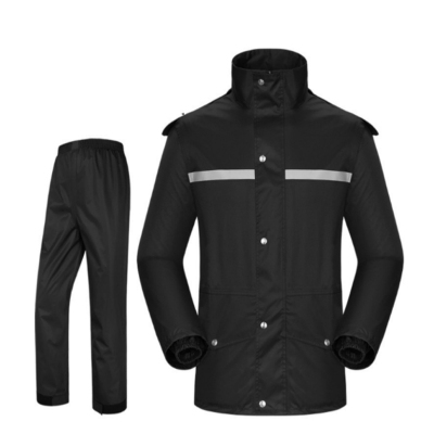 中电鼎润 Raincoat1918 分体式 均码雨衣 1.00 件/套 (计价单位:套) 黑色