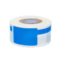 中电鼎润 Blue2538 25mm*38mm-40mm 标签胶贴 1.00 盒/卷 (计价单位:卷) 蓝色