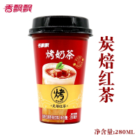 香飘飘烤奶茶炭焙红茶280ML*15