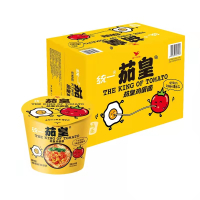 统一 茄皇*番茄鸡蛋面120g*12桶[桶]