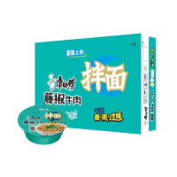 康师傅干拌面藤椒牛肉味12碗/箱