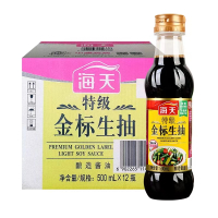 海天特级金标生抽 500ml*12瓶