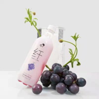 喜茶无糖气泡水巨峰葡萄味500ML