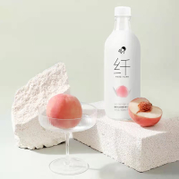 喜茶无糖气泡水白桃味500ML
