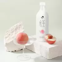 喜茶无糖气泡水白桃味500ML