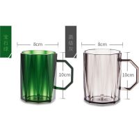 牙杯可爱少女心ins漱口杯网红款抖音同款牙杯漱口杯家用情侣洗漱|宝石绿+高级灰[2个装]