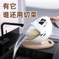 厨房用品多功能切菜器土豆丝切丝器擦刨丝器具切片神器家用沥水篮