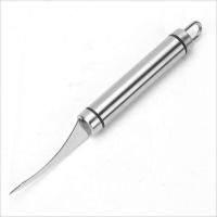 不锈钢开虾刀2把|去虾线小刀厨房清理虾肠剖鱼肚刀去虾线小工具开虾背尖刀剥虾神器