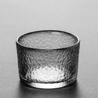 款式五60ml|耐热锤纹玻璃品茗杯单杯功夫茶具主人杯手工茶杯杯子茶碗杯子家用