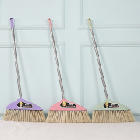 大号单个扫把软毛家用不锈钢扫地笤帚魔法扫帚4排丝加大扫把