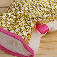 B款单只装送挂钩|厨房洗碗神器竹纤维不沾油加厚刷碗家务防水手套百洁抹布清洁毛巾