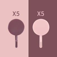 .【10酒红+10浅粉】20吸卡装.|挂钩墙上挂衣钩多功能家用衣帽钩厨房门后免打孔强力粘钩挂毛巾钩