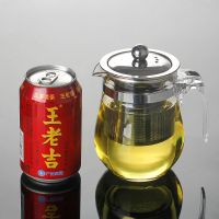 [加厚防爆]500ml壶 [品茶专用]1壶+6小茶杯|[304不锈钢胆]防爆耐热玻璃泡茶壶花茶壶玻璃茶杯过滤茶具套装