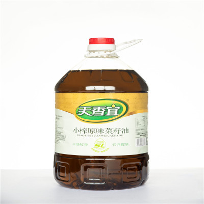 [天香宜]小榨原味菜籽油5升 高原种植基地 传统物理压榨 非转基因