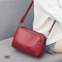 曼尼琼诗轻奢 头层牛皮包女2020新款时尚百搭真皮单肩斜挎包女手提链条包(保养1-5天发货)