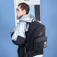 VUNIQSON品牌男士双肩包休闲旅行包大容量多功能背包户外书包 黑色(保养1-5天发货)