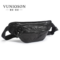 VUNIQSON品牌复古腰包男头层牛皮胸包单肩小挎包胸包背包软皮(保养1-5天发货)