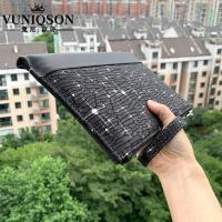 VUNIQSON品牌印花信封包男软皮手拿包手抓包手机烟包青年个性(保养1-5天发货)