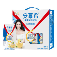 伊利 安慕希希腊风味酸牛奶香草味205g*12盒（礼盒装） 成人学生早餐奶营养牛奶