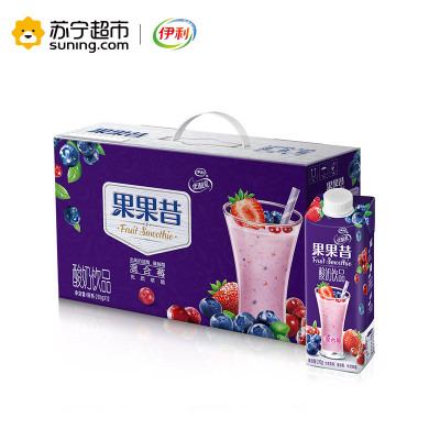 伊利果果昔酸奶饮品210g*12盒