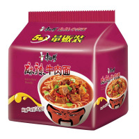 康师傅麻辣牛肉面 107克*5