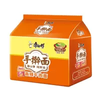 康师傅 手擀面 香辣牛肉面五连包120g*5
