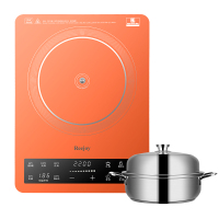 锐椒(reejoy)RJ-2201橙色 R电磁炉家用节能日本进口电炉多功能火锅智能控温炒菜