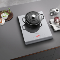 锐椒reejoy RJ2106电磁炉银色电磁炉家用智能控温火锅炒菜多功能电炉触摸屏超薄款