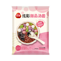 三全甜品汤圆组合装(玫瑰红豆)260g