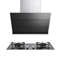 烟灶套装JQ32A+TH17B侧吸油烟机大风量全自动隔烟屏稳焰劲火猛炒