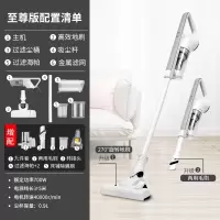 奥克斯(AUX)吸尘器家用小型手持式大吸力功率机强力车载 至尊配置白色