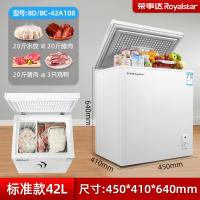 荣事达(Royalstar)175小冷柜家用商用大容量冷冻柜冰柜小型双温冷藏冰激凌机_42A108标准版