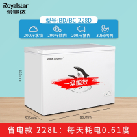 荣事达(Royalstar)248388L冰柜家用商用大容量 冷冻型冷柜省电冷冻柜_228L省电款一级能效