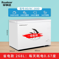 荣事达(Royalstar)248388L冰柜家用商用大容量 冷冻型冷柜省电冷冻柜_268L省电款一级能效