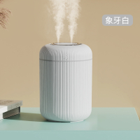 妖怪2.5L加湿器超大容量喷雾家用usb桌面便携式卧室办公室宿舍补水香薰空气_象牙白2500ml大容量-防干烧-运行