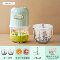 小熊辅食机婴儿料理机搅拌机婴幼儿宝宝辅食专用小型儿童打米糊机_推荐双杯双刀-生熟分离更卫生