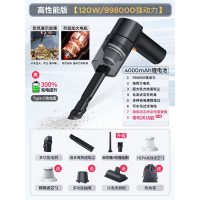 志高(CHIGO)车载吸尘器车用无线充电汽车家用大吸力功率强力小型手持迷你_高性能998000R爆吸超级快充精钢滤芯